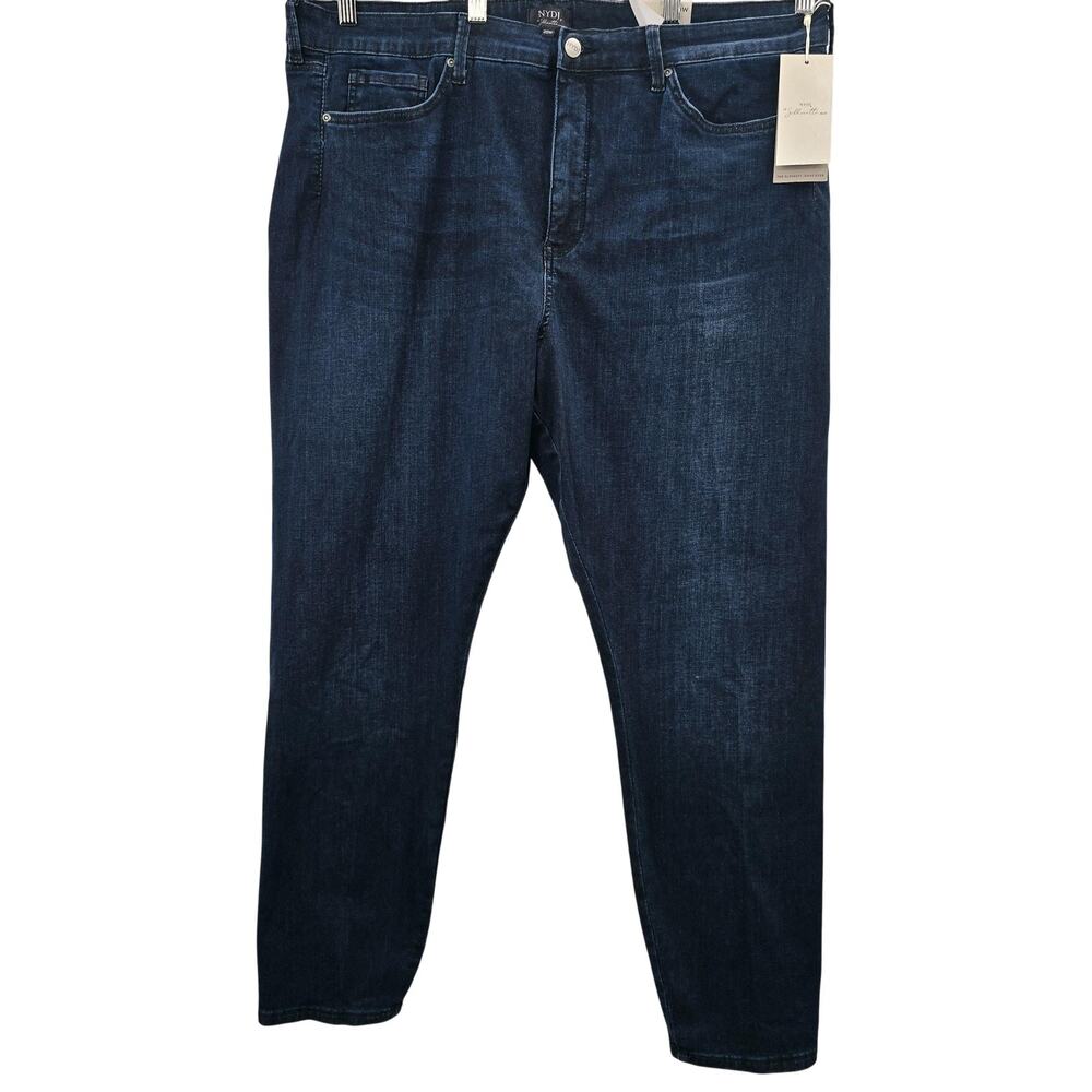 NYDJ Jeans Womens 20W Blue High Rise Ami Skinny Stretch Denim 28 In Plus